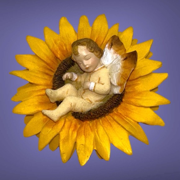 Butterfly Fairies Country Artists 2007 Baby Bloom CA05459 Sunflower Mini Figure - Picture 3 of 15